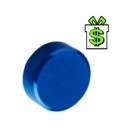 Magnet kulatý modrý 10 mm (magnetický válec feritový kulatá modrá magnetka magnetky magnety kulaté modré feritové 1 cm)