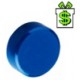 Magnet kulatý modrý 10 mm (magnetický válec feritový kulatá modrá magnetka magnetky magnety kulaté modré feritové 1 cm)