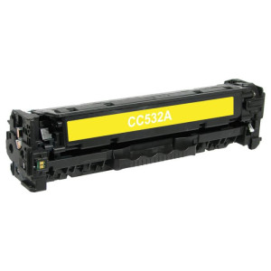 Peach CC532A Náplň do tiskárny HP / Canon žlutá 304A, toner žlutý, barva yellow CE412A, náhradní cartridge CF382A žluté