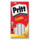 Bílá lepící hmota lepidlo PRITT Fix-It 65 ks Bílé čtverečky 35 g Multi tack samolepící guma žvýkačka na zeď (Jako Kores Bantex)