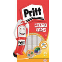 Bílá lepící hmota lepidlo PRITT Fix-It 65 ks Bílé čtverečky 35 g Multi tack samolepící guma žvýkačka na zeď (Jako Kores Bantex)