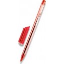 Propiska červená náplň jednorázová (Kores K1 Kuličkové pero tenké tenký úzký hrot červené propisky kuličková pera tenká)