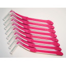 Mezizubní lomené kartáčky 8 ks Spokar ML 0,5 mm růžové zahnuté šikmé L Micro, Kartáček růžový zahnutý mezi zubní lomený šikmý