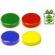 Magnet na flipchart a tabuli, barevný 20 mm, flip-chart magnetka barevná, flip chart barevné magnety +dárek zdarma