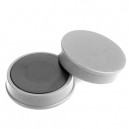 Magnet kulatý šedý 20 mm (barevný magnetický válec feritový ferit kulatá šedá magnetka feritové magnetky magnety kulaté šedé